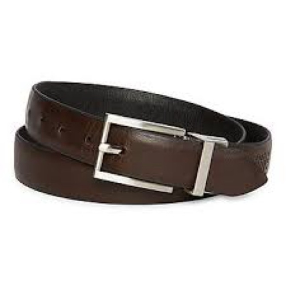 Van Heusen Dark Brown Leather Accessory